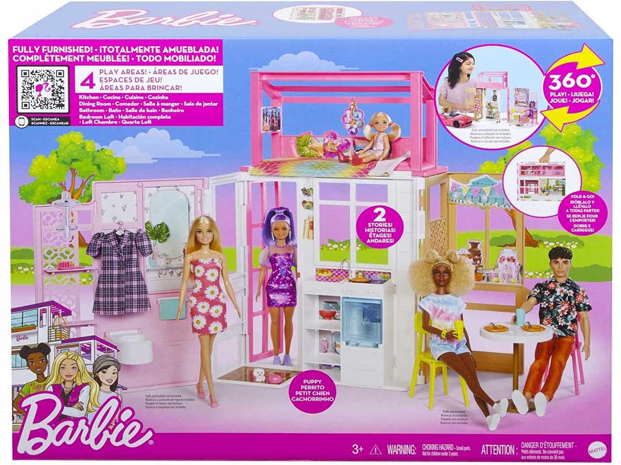 Barbie loft 2022 senza bambolahcd47-0 $