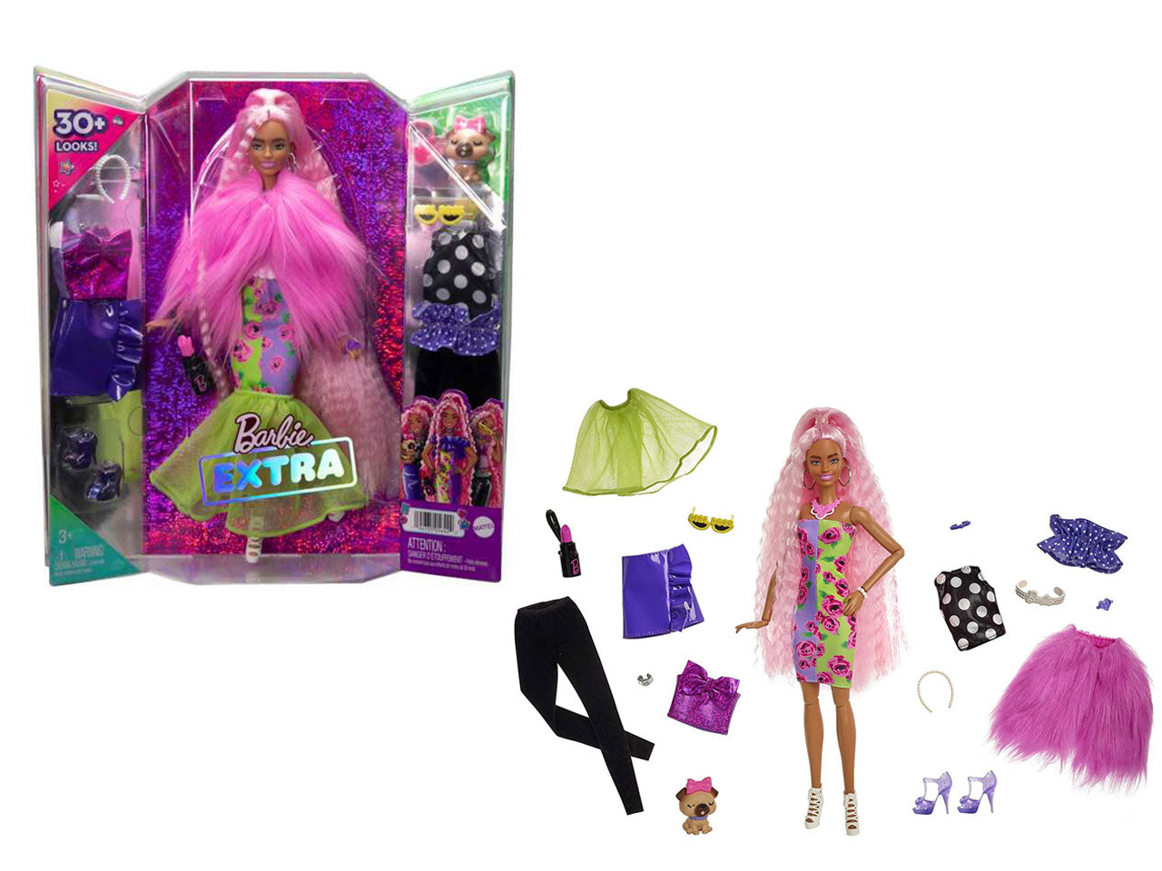 Barbie extra doll con accessori