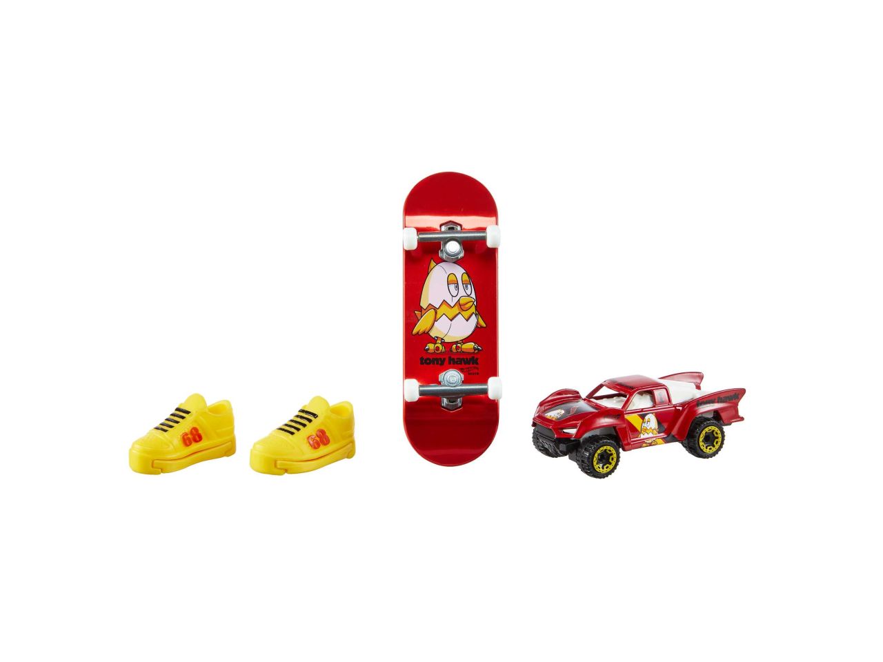 Mattel hot wheels skate - confezione skateboard con veicolo singolo in modelli assortiti