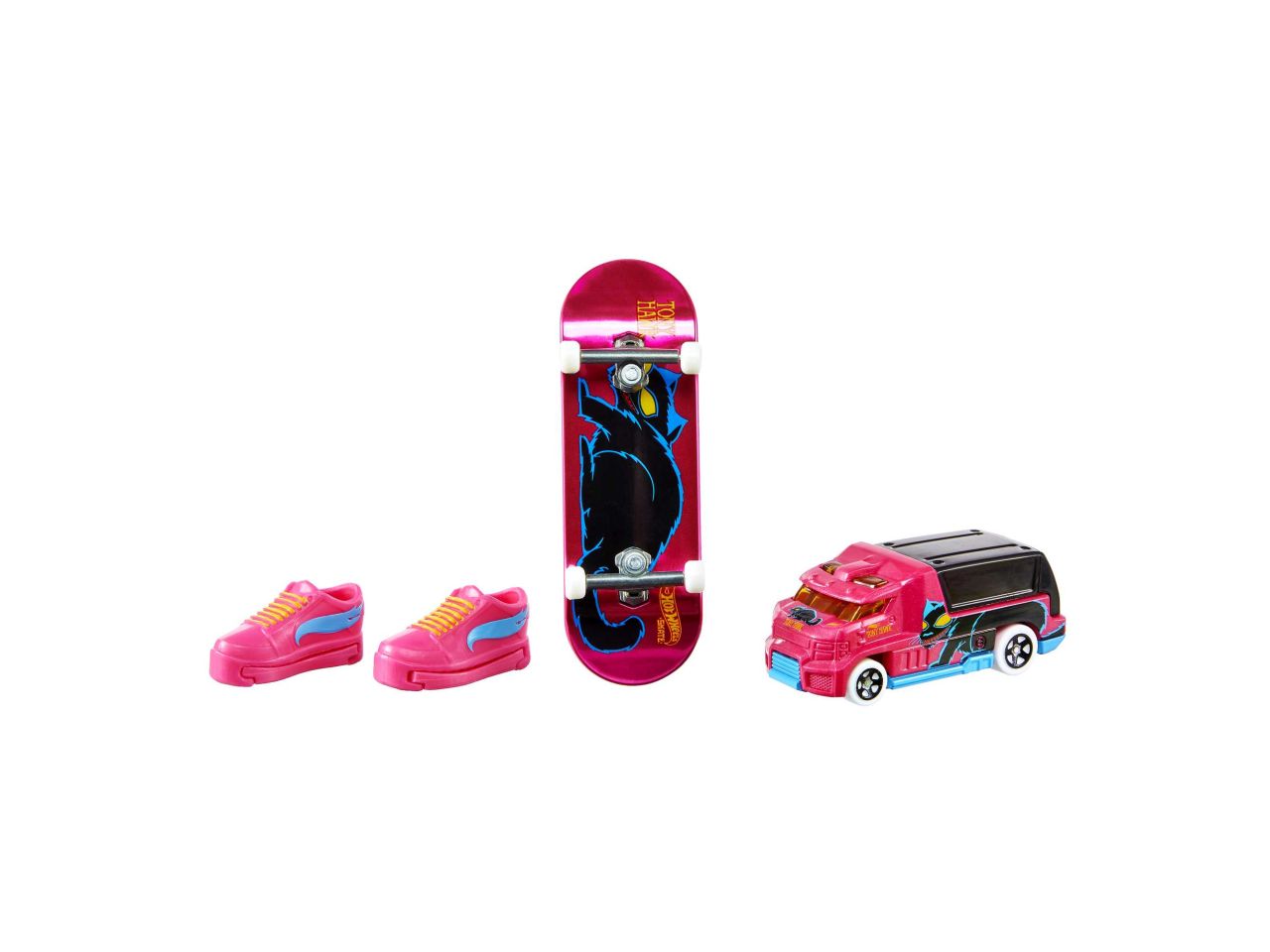 Mattel hot wheels skate - confezione skateboard con veicolo singolo in modelli assortiti