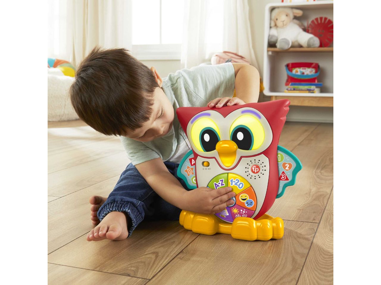 Mattel fisher-price carletto gufetto tante emozioni