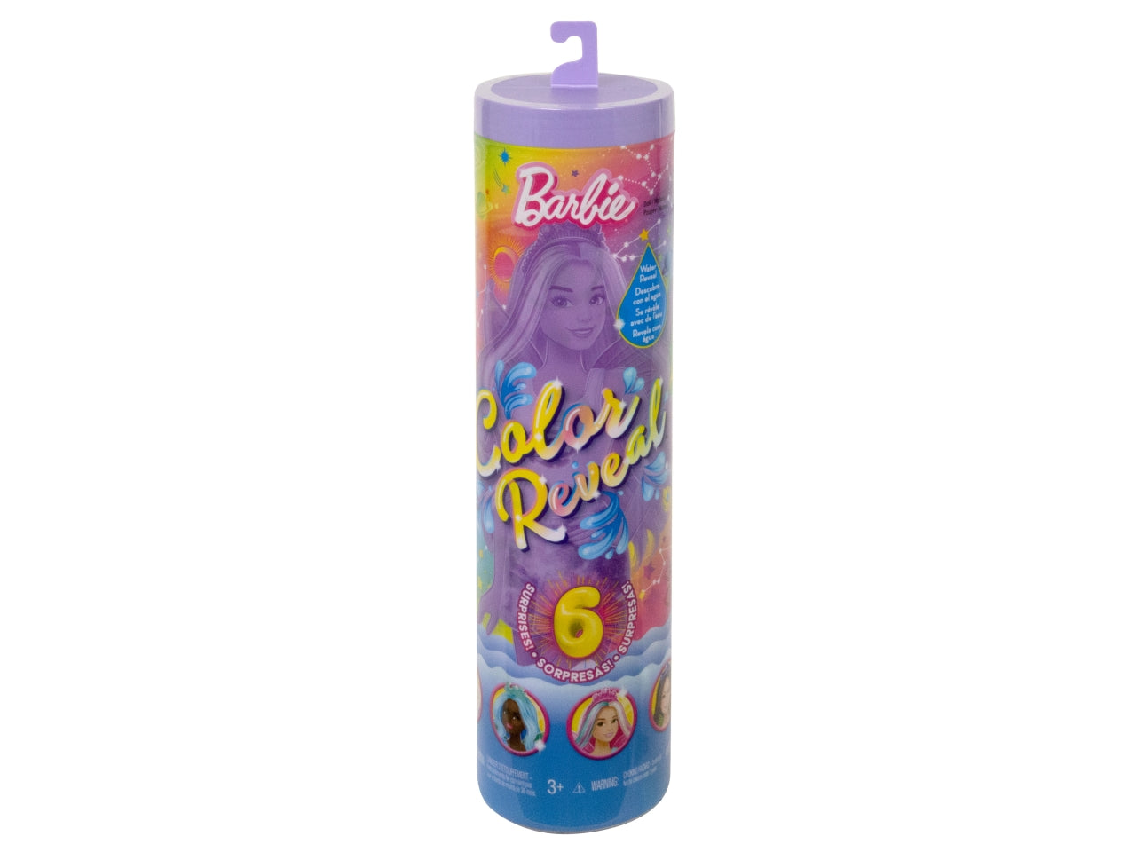 Fashion doll mattel barbie color reveal serie galaxy in modelli assortiti