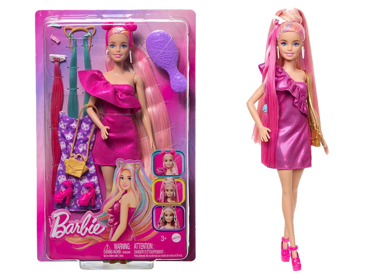 Fashion doll mattel barbie super chioma 23 blonde