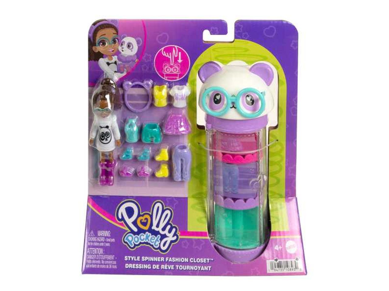 Polly poket armadio moda girevole as.