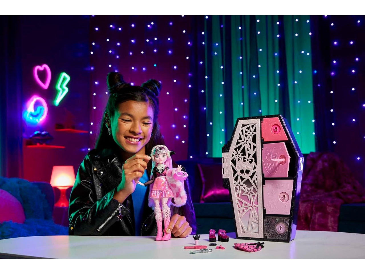 Mattel fashion doll monster high segreti da brivido serie 2 - personaggi assortiti