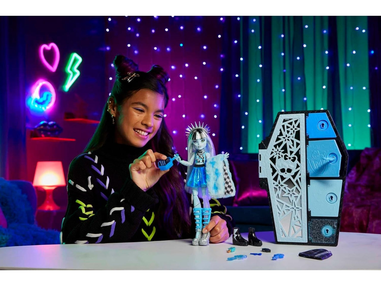 Mattel fashion doll monster high segreti da brivido serie 2 - personaggi assortiti