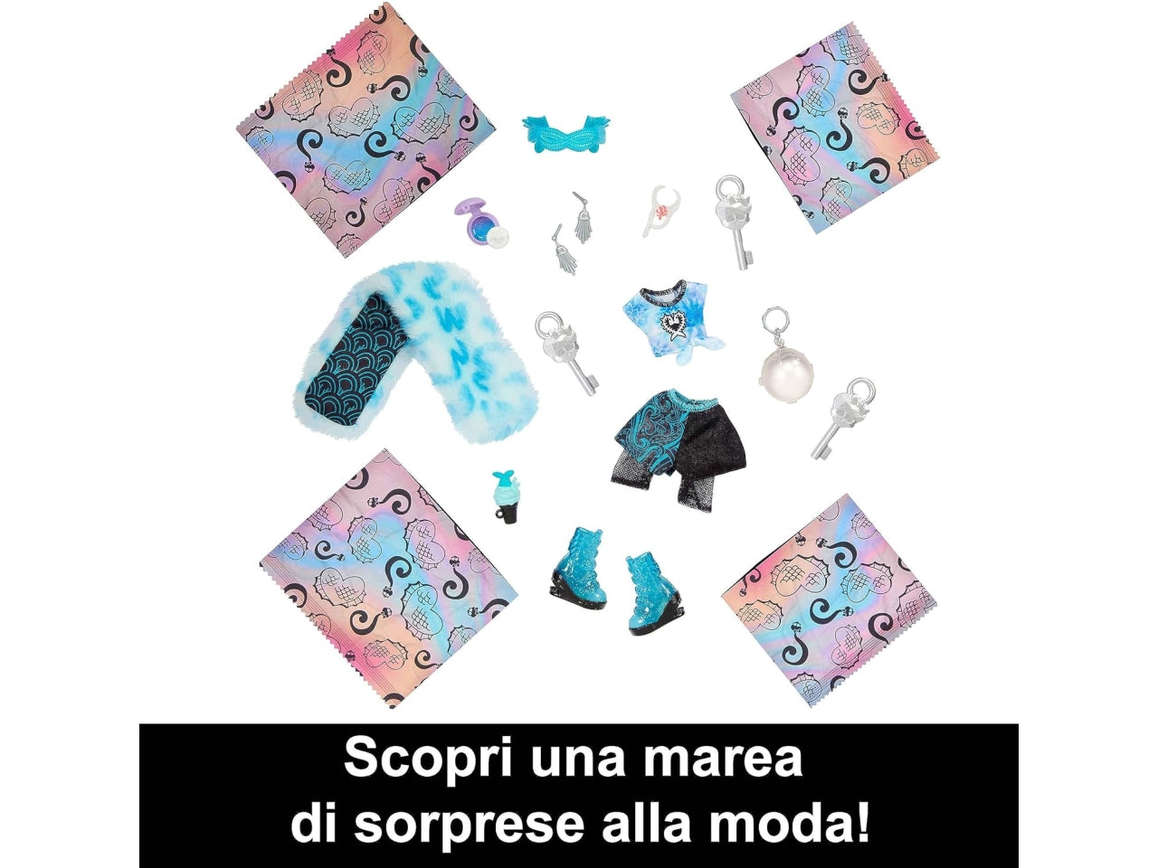 Mattel fashion doll monster high segreti da brivido serie 2 - personaggi assortiti
