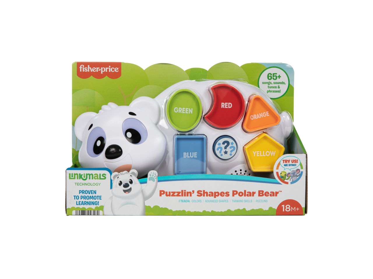 Mattel fisher-price fabietto orsetto forme colori