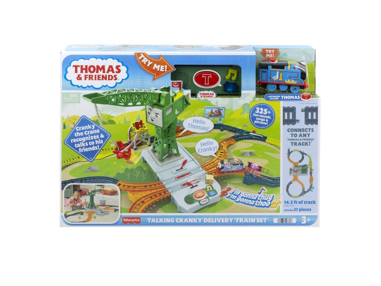 Mattel trenino thomas & friends centro smistamento di cranky