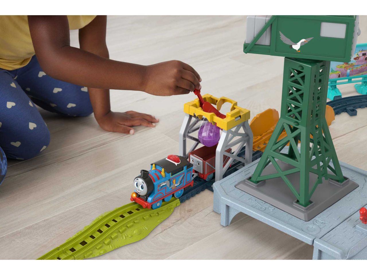 Mattel trenino thomas & friends centro smistamento di cranky