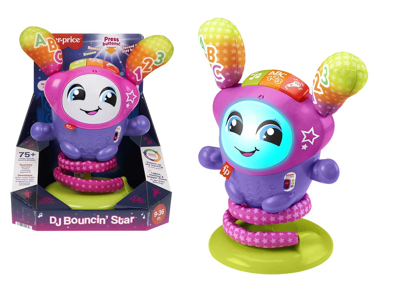 Dj Nina salterina, Giocattolo musicale interattivo 9m + Fisher-price