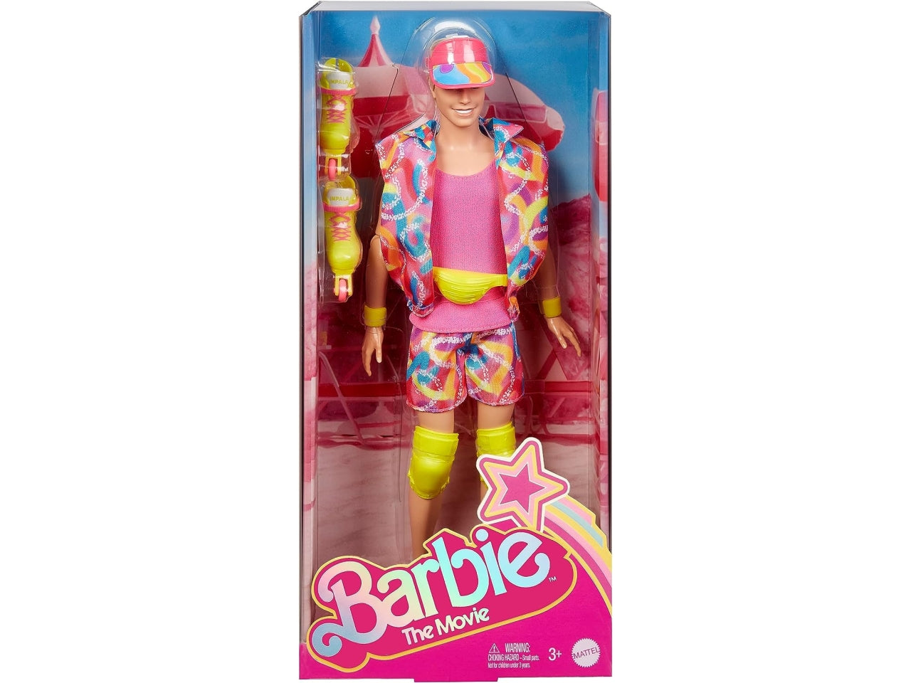 Fashion doll mattel barbie the movie ken roller skate
