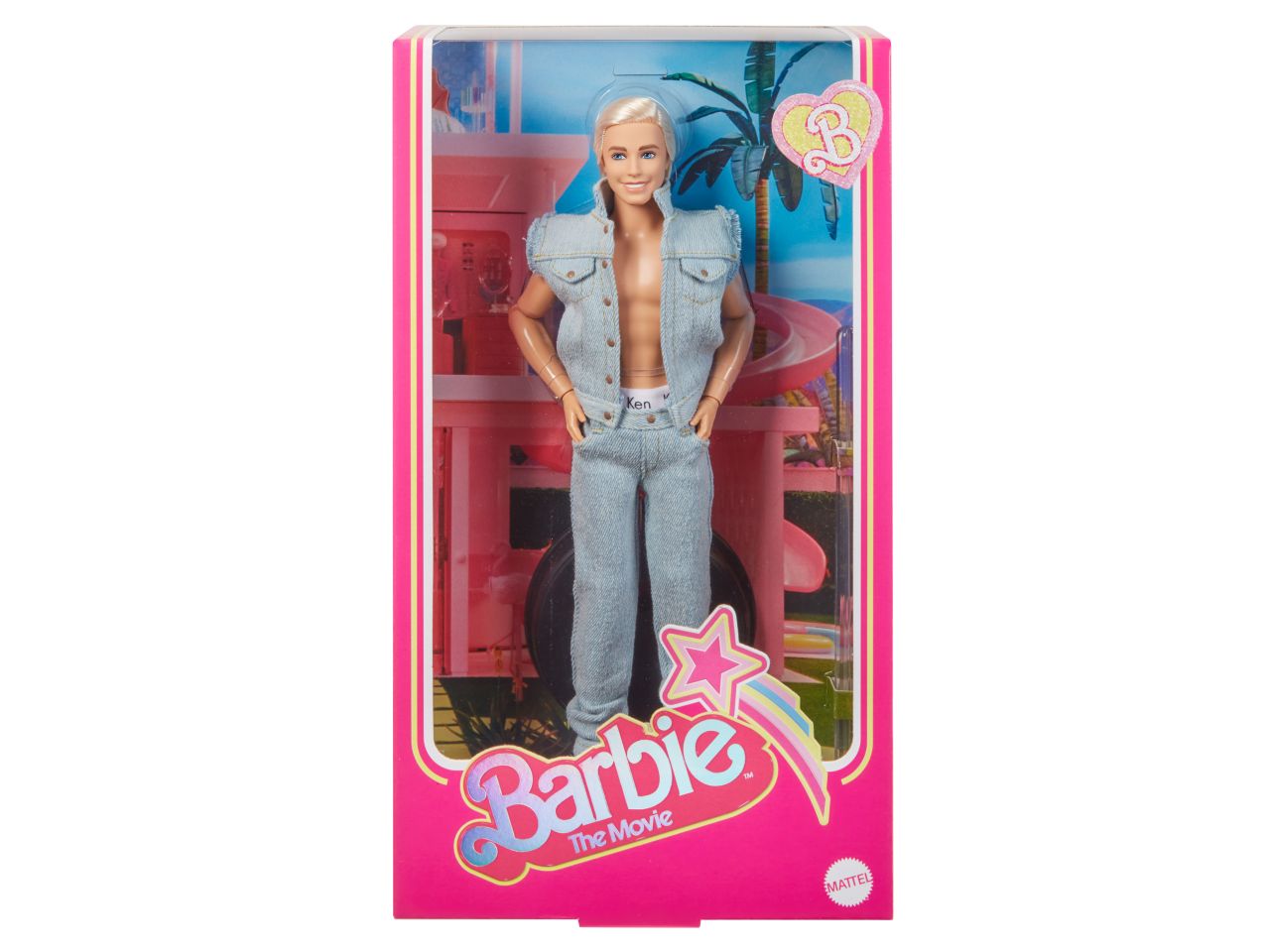 Fashion doll mattel barbie the movie ken denim