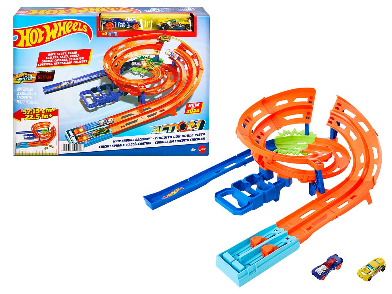 Hotwheels action pista super vortice
