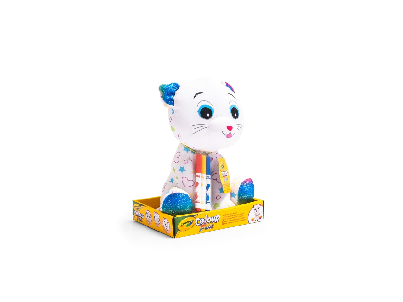 Colora il tuo peluche gattino