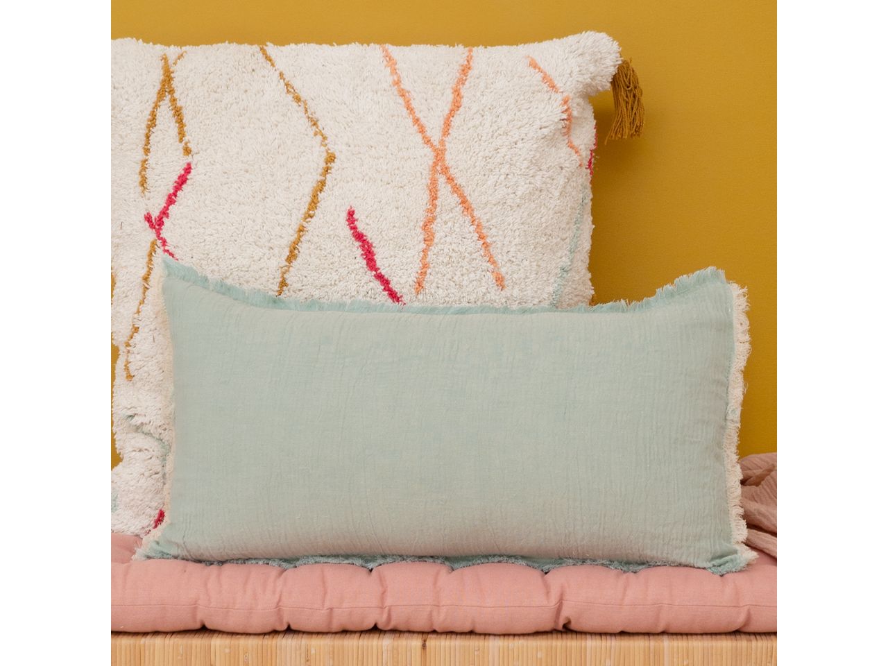 Cuscino layer 30x60cm colore verde chiaro