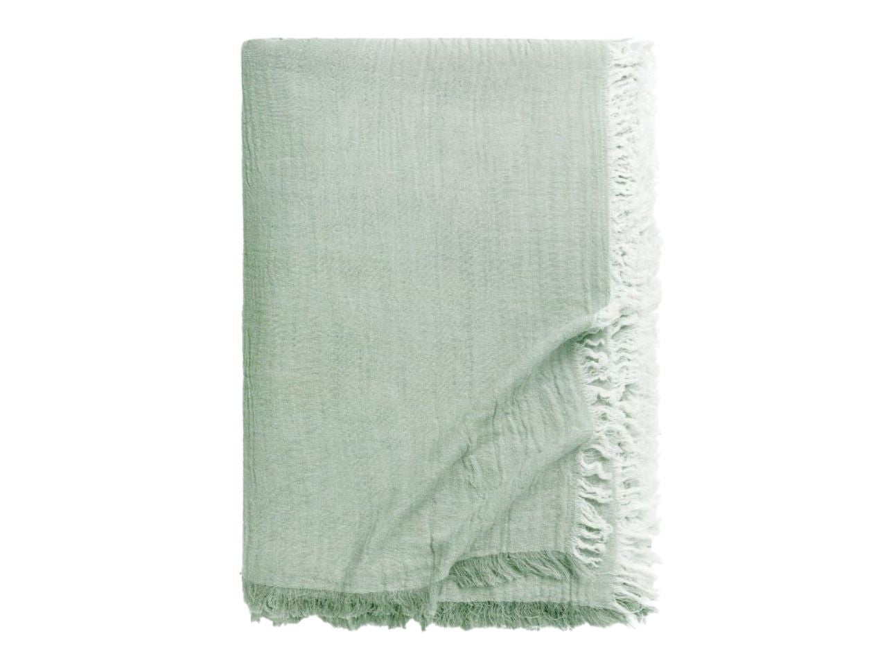 Copriletto 180x260cm colore verde chiaro