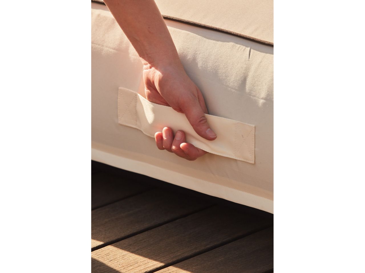 Sdraio gonfiabile cloud 70x180x23cm colore ecru