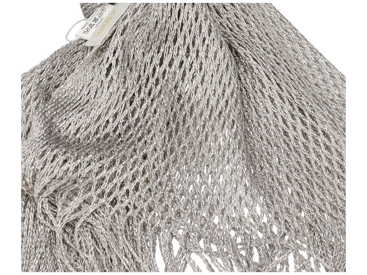 Stola rete argento 50x180 272834