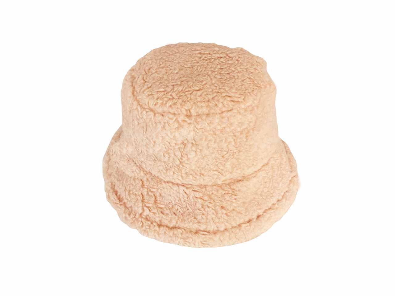 Cappello mod.pescatore rosa in ecopelliccia pecora