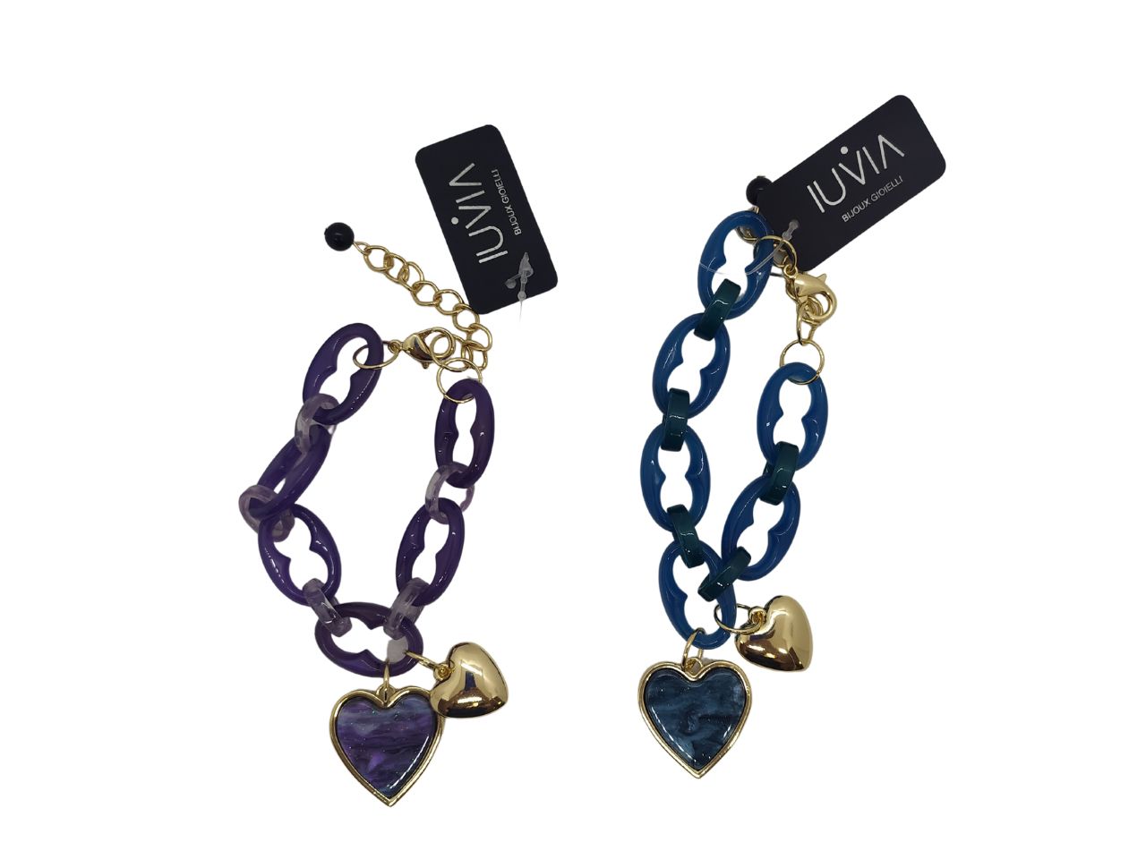Bracciale in resina con catena