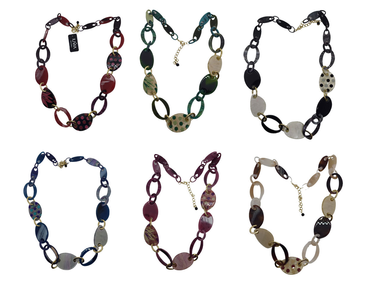 Collana lunga in resina