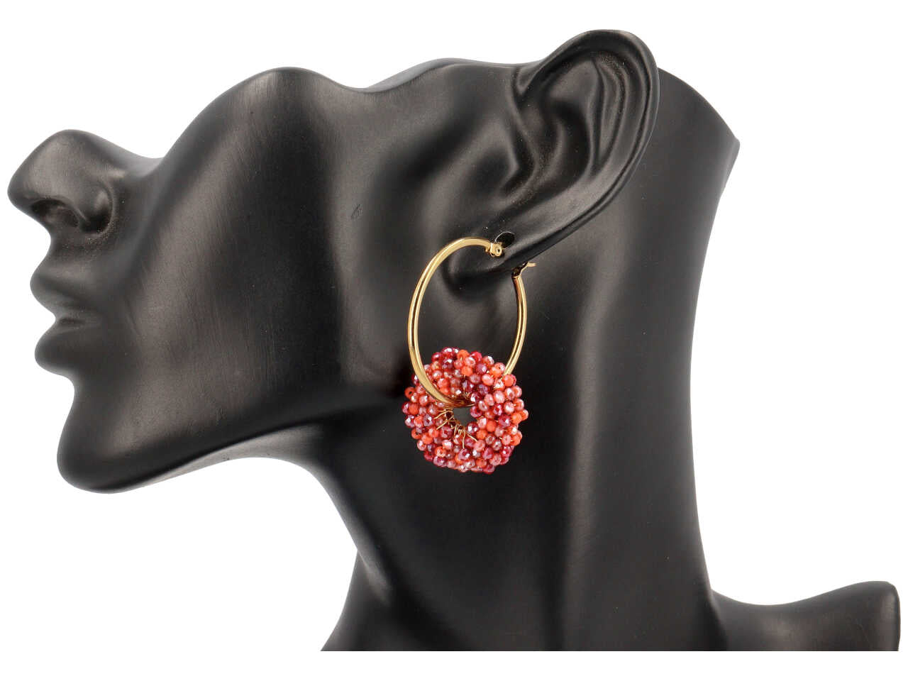 Orecchini cerchio con anello