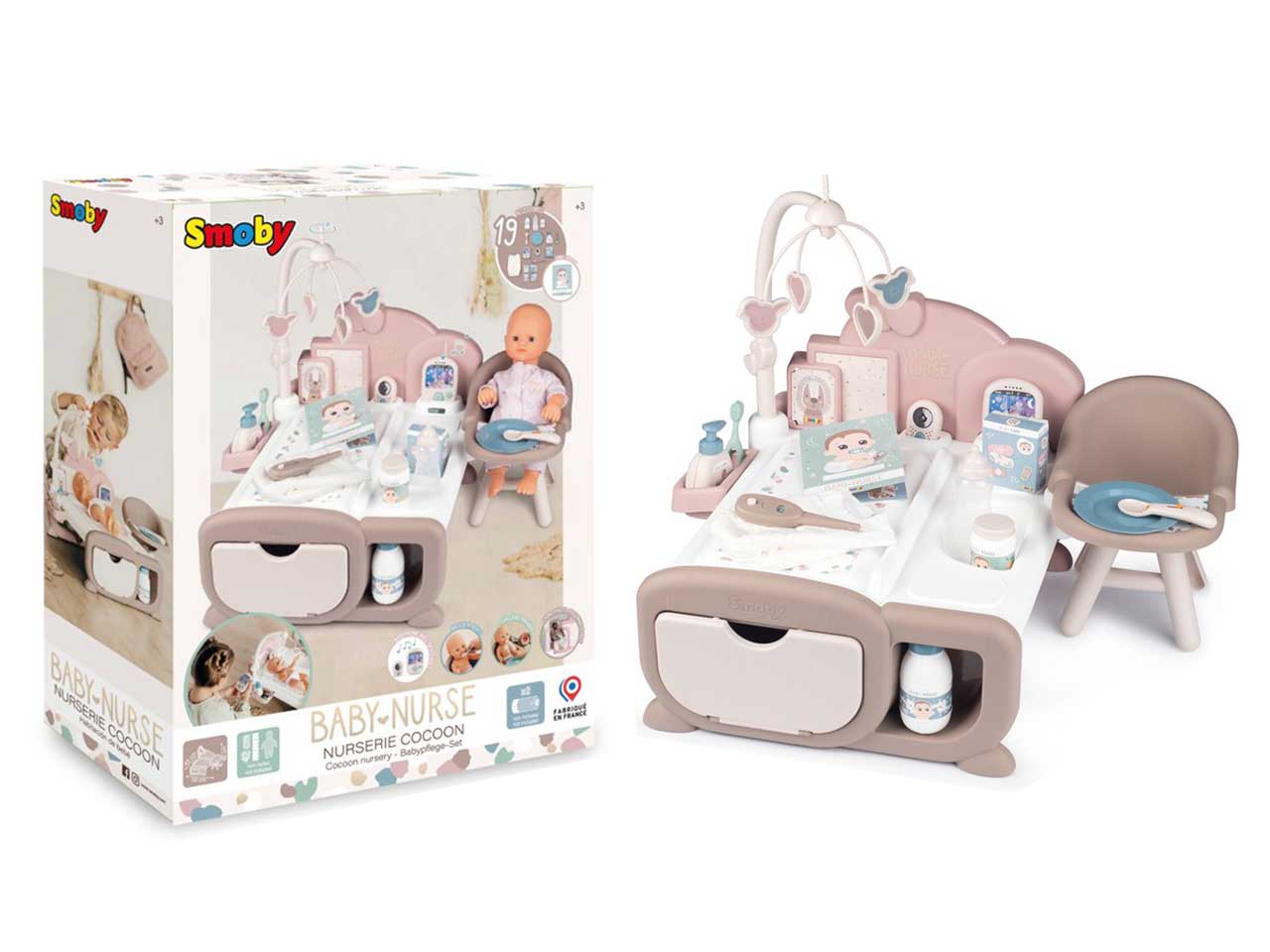 Baby Nurse Cocoon Nursery Smoby Set per cura del bebè