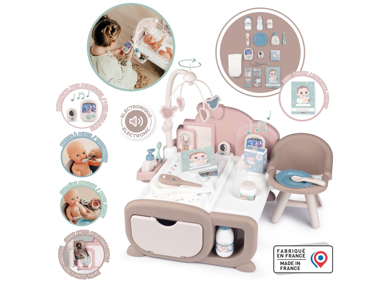 Baby Nurse Cocoon Nursery Smoby Set per cura del bebè