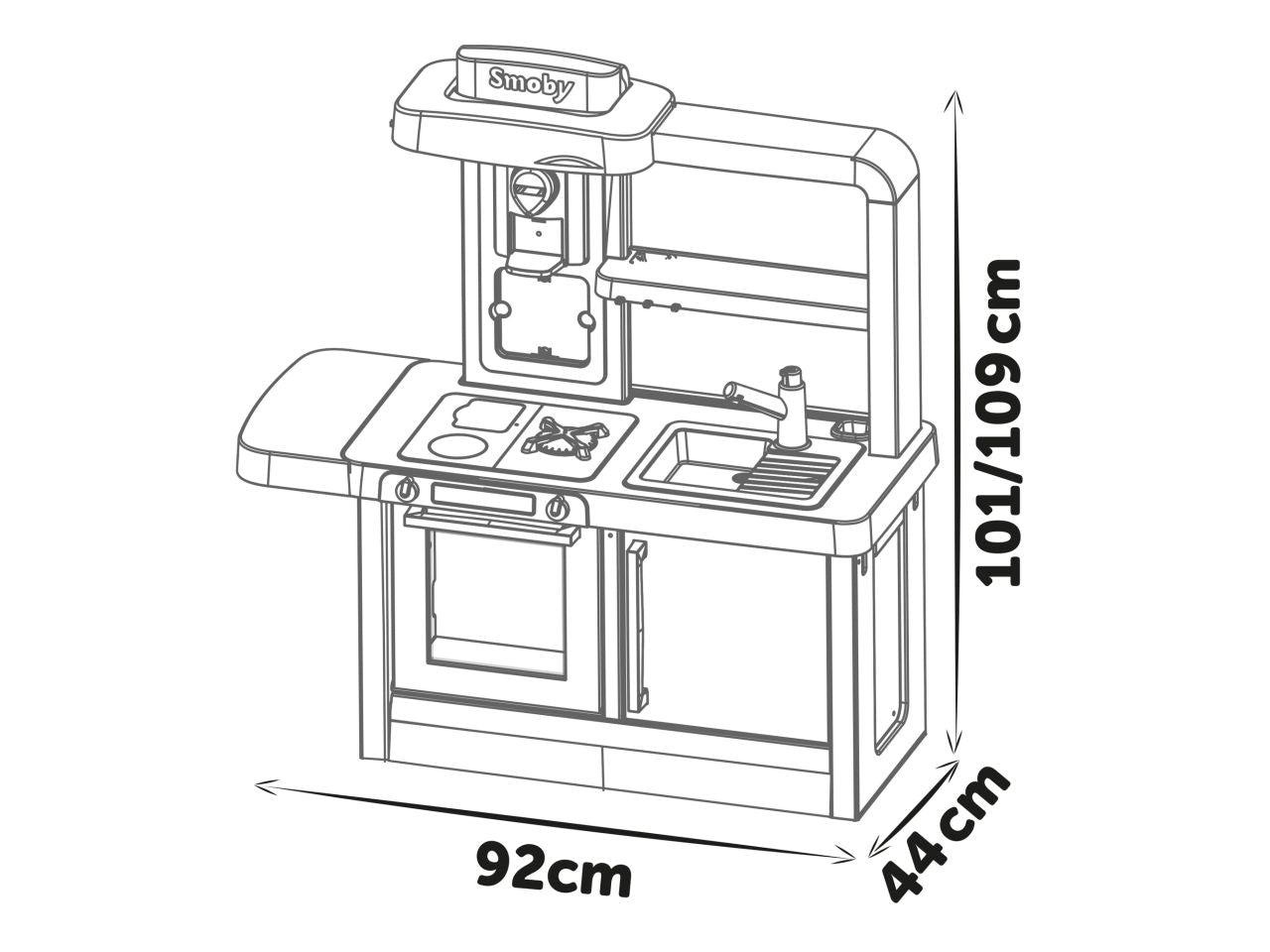 Cucina evolutiva Smoby trend Set Cucina Giocattolo