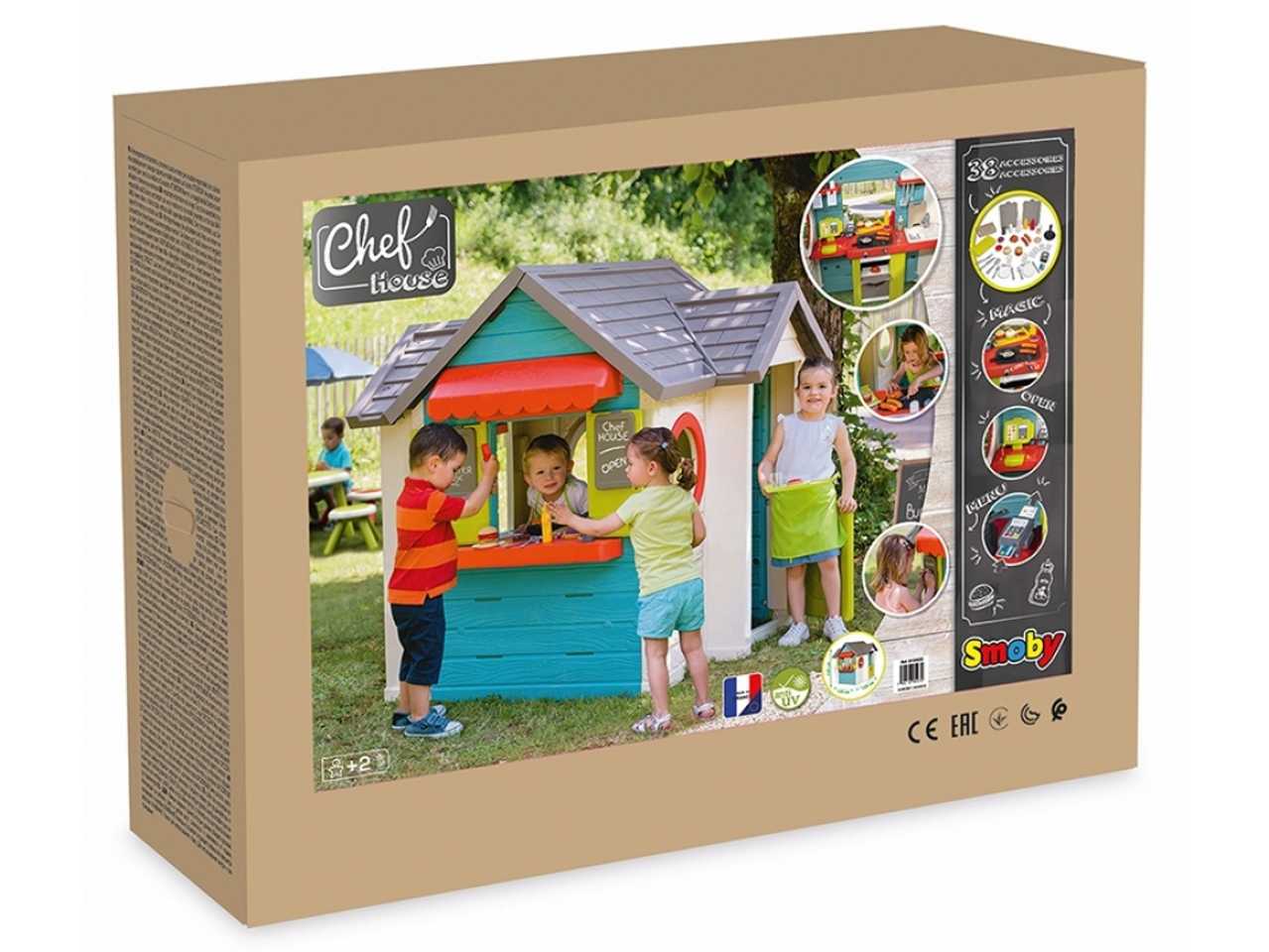 Casetta chef hamburgeria 132x124x135cm 7600810403