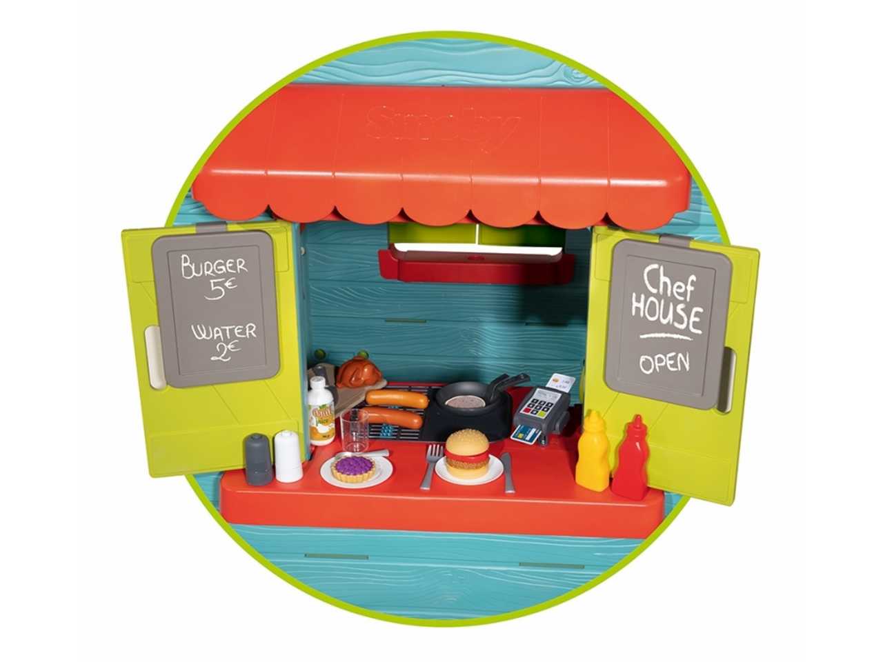 Casetta chef hamburgeria 132x124x135cm 7600810403