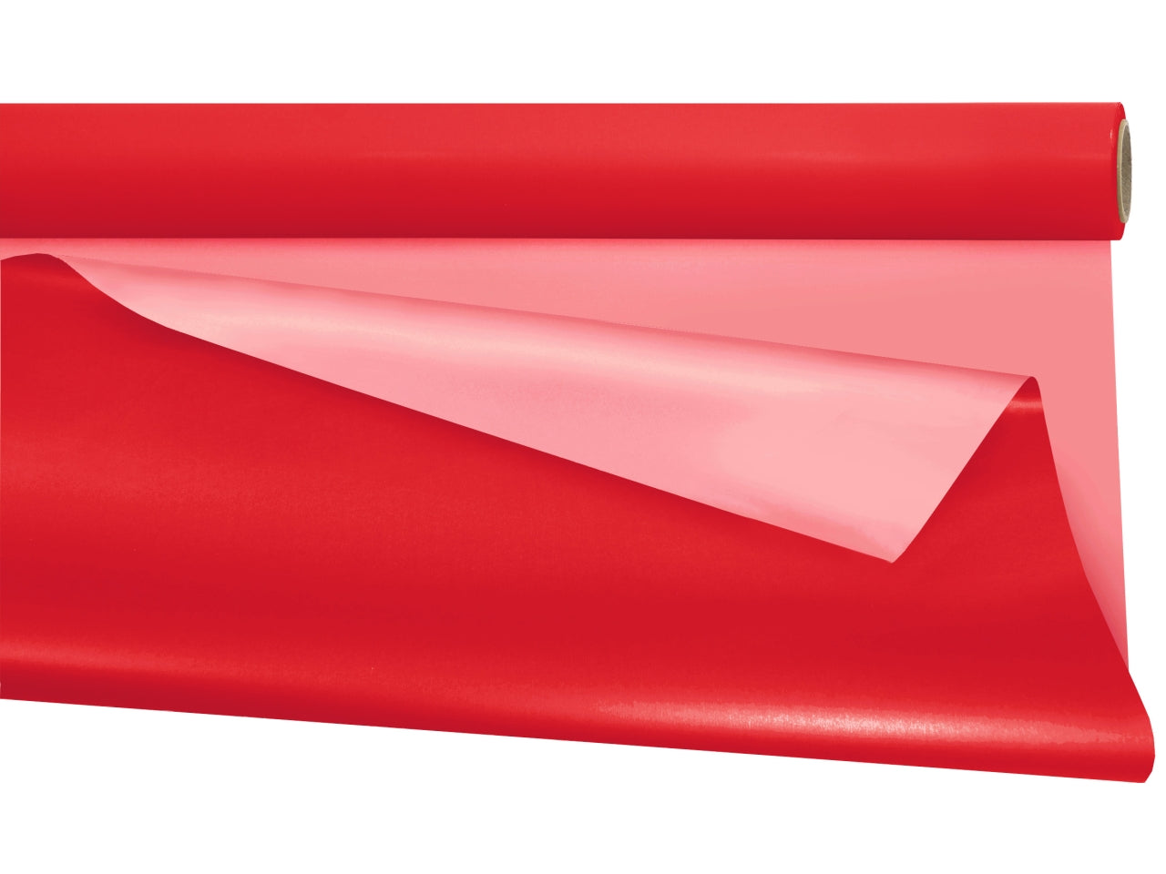Rotolo carta regalo doubleface rosso in polipropilene 0,99x25m Clayrton's