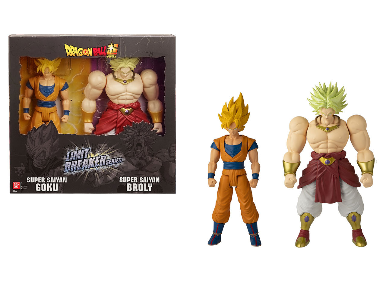 Dragon ball super personaggi giganti - la confezione contiene 2 personaggi