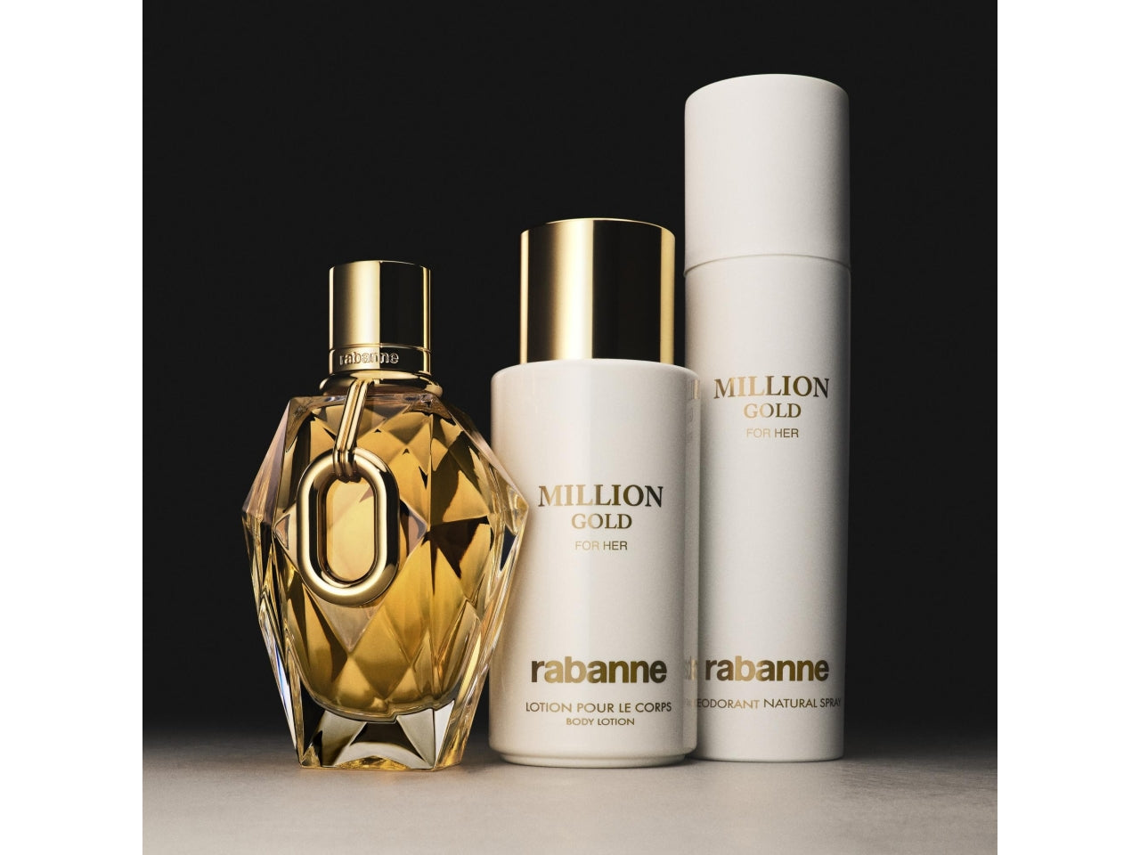 Profumo Donna Rabanne Million Gold For Her Eau De Parfum 90ml, Donna, Flacone ricaricabile, Rosa, Fiore bianco, Muschio $