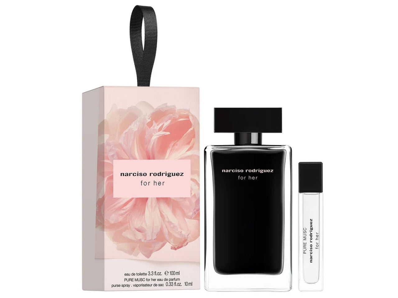 Narciso Rodriguez for her profumo da donna eau de toilette 100ml e pure musc 10ml $