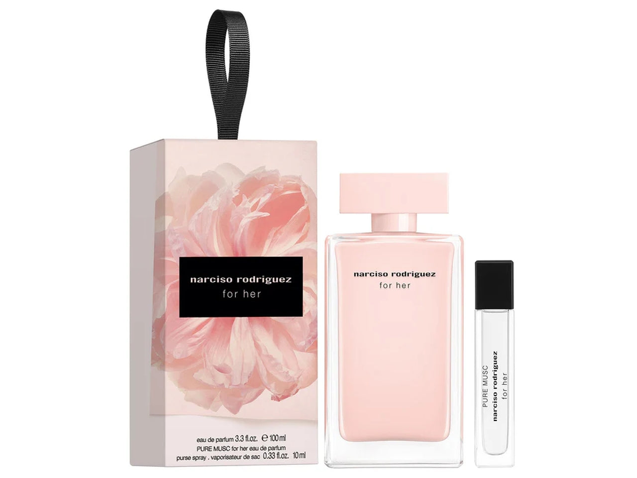 Narciso Rodriguez for her profumo da donna eau de parfum 100ml e pure musc 10ml $