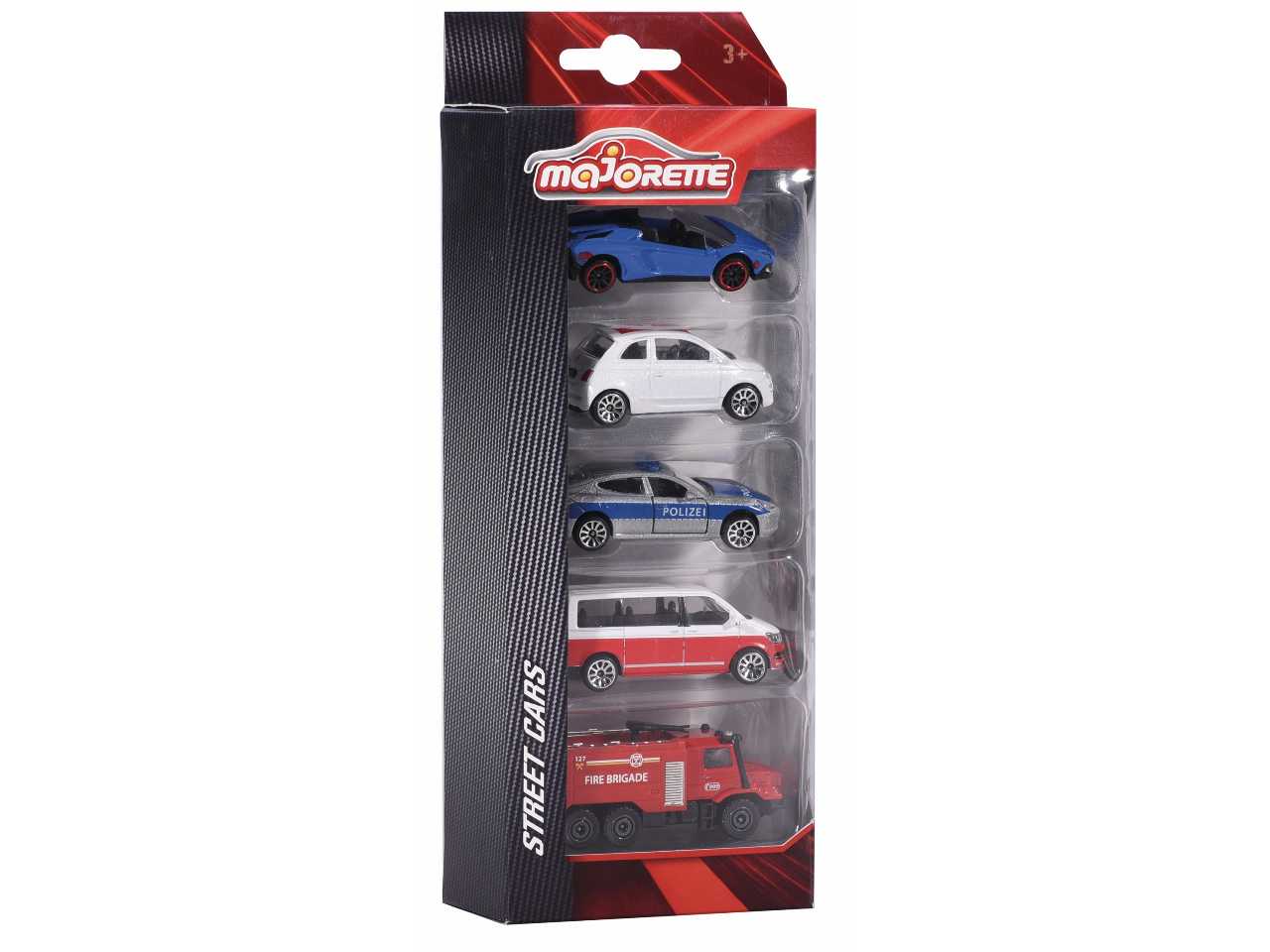 Majorette Set di 5 Street e Utility 1:64 Simba modellini auto