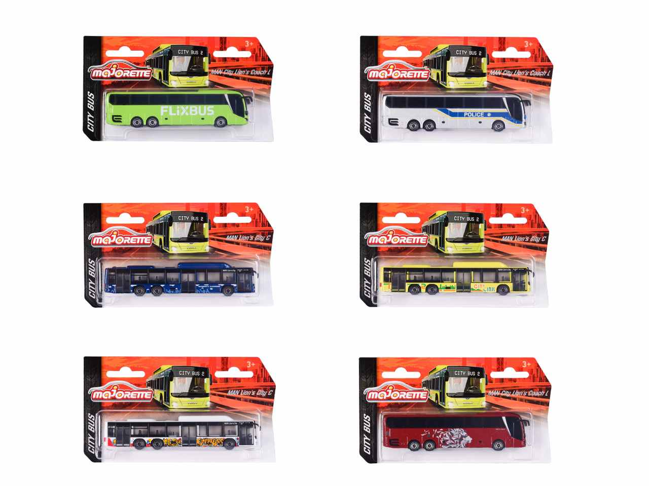 Man city bus 6 assortimenti