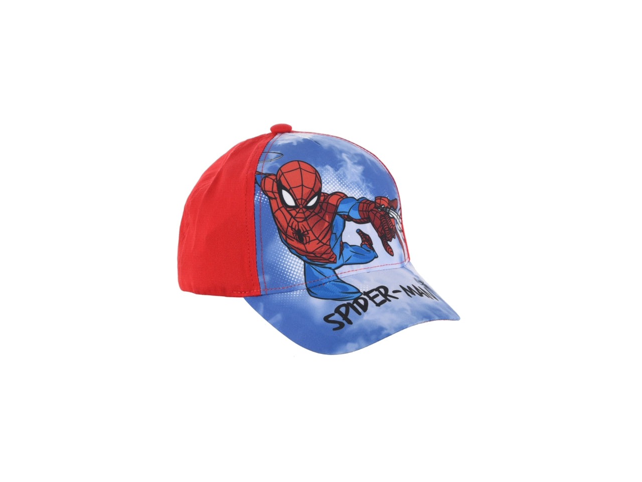 Cappello con visiera bimbo Spiderman in tessuto taglia 52 e 54 regolabile - Sun City