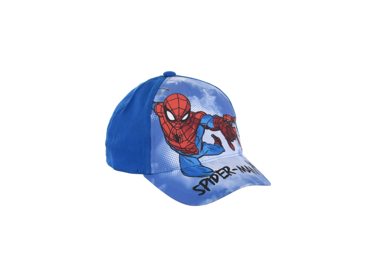 Cappello con visiera bimbo Spiderman in tessuto taglia 52 e 54 regolabile - Sun City