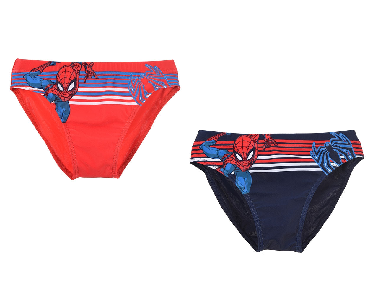 Costume mare slip bimbo Spiderman da 3 a 8 anni, colori assortiti - Suncity