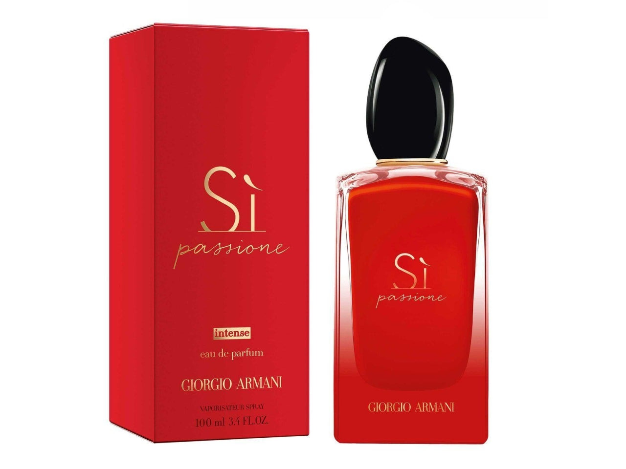Profumo Donna Giorgio Armani Si Passione Intense Eau De Parfum 100ml, Donna, 100 ml, Flacone ricaricabile, Profumo, Ribes nero, Giacinto $