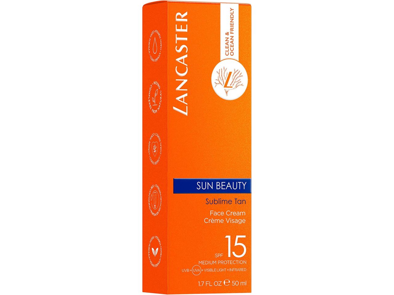 Lancaster sun beauty sublime crema solare viso spf 15 da 50ml