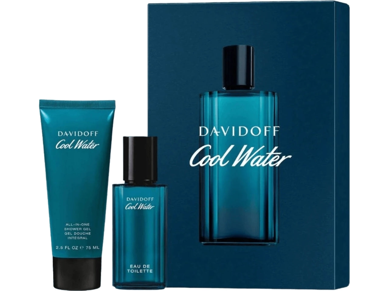 Davidoff cool water set regalo include eau de toilette da 40ml + shower gel da 75ml$