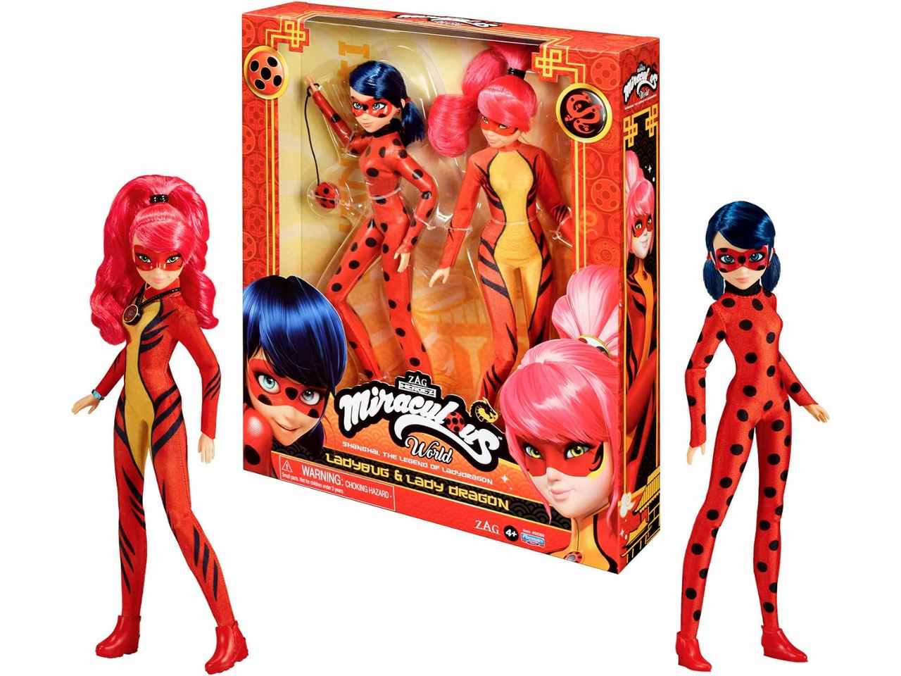 Miraculous doll 26 cm 2pack shangai t07
