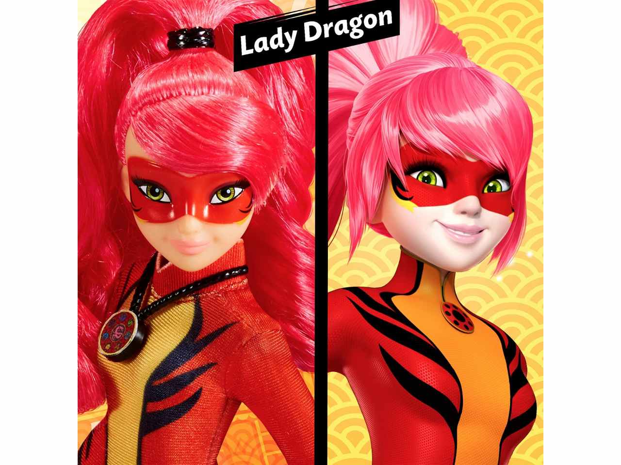 Miraculous doll 26 cm 2pack shangai t07