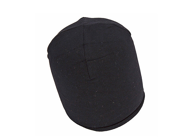 Berretto oversize felpa tinta unita bambino nero s
