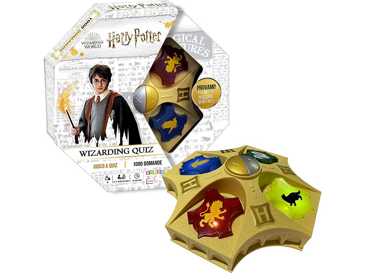 Wizarding Quiz: Trivia Elettronico sul Mondo di Harry Potter, per 2-4 Partecipanti, Dai 8 Anni in su, Versione Italiana - Asmodee