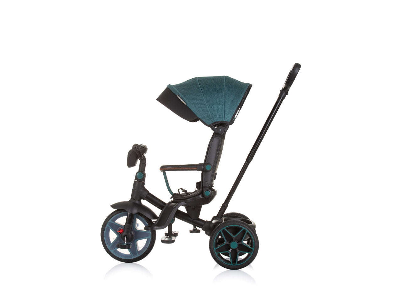 Triciclo con tettuccio derby ottanio 18 mesi | Chipolino